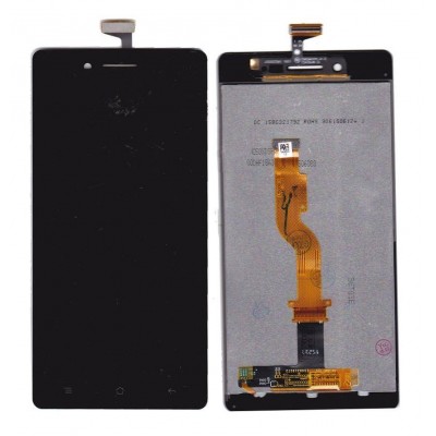 LCD with Touch Screen for Oppo Neo 7 - Black (complete assembly folder)