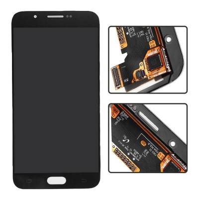 LCD with Touch Screen for Samsung Galaxy A8 Duos - Black (complete assembly folder)