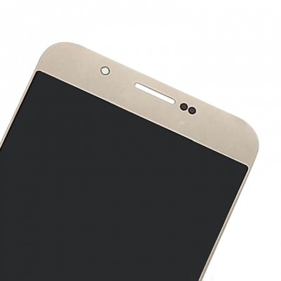 LCD with Touch Screen for Samsung Galaxy A8 Duos - Gold (complete assembly folder)