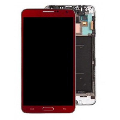 LCD with Touch Screen for Samsung GALAXY Note 3 Neo LTE Plus SM-N7505 - Red (complete assembly folder)