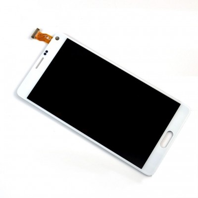 LCD with Touch Screen for Samsung Galaxy Note 4 - White (complete assembly folder)