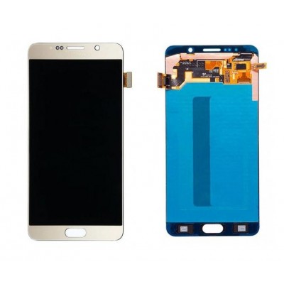 LCD with Touch Screen for Samsung Galaxy Note5 - CDMA - Gold (complete assembly folder)