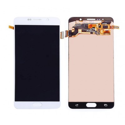 LCD with Touch Screen for Samsung Galaxy Note5 - CDMA - White (complete assembly folder)