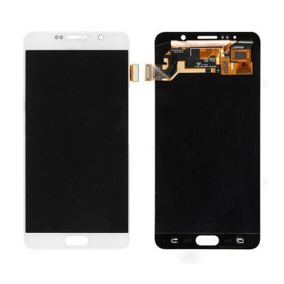 LCD with Touch Screen for Samsung Galaxy Note5 Duos - White (complete assembly folder)