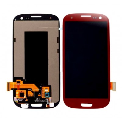 LCD with Touch Screen for Samsung Galaxy S3 I535 - Red (complete assembly folder)