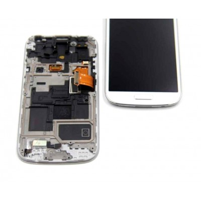 LCD with Touch Screen for Samsung Galaxy S4 Mini Plus I9195I - White (complete assembly folder)