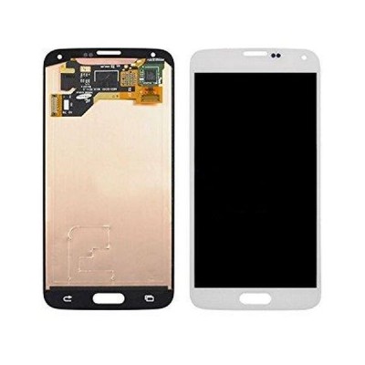 LCD with Touch Screen for Samsung Galaxy S5 4G - White (complete assembly folder)
