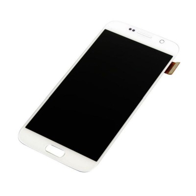 LCD with Touch Screen for Samsung Galaxy S6 64GB - White (complete assembly folder)