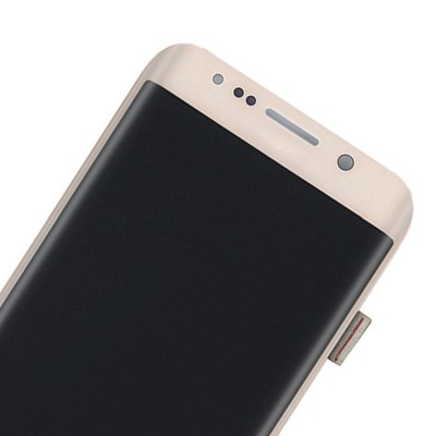 LCD with Touch Screen for Samsung Galaxy S6 edge Plus Duos - Gold (complete assembly folder)