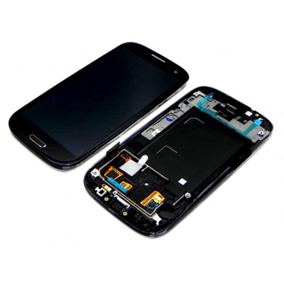 LCD with Touch Screen for Samsung I9300I Galaxy S3 Neo - Black (complete assembly folder)