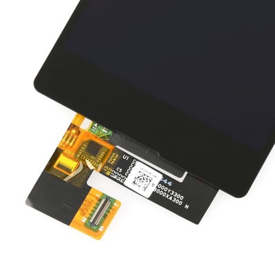 LCD with Touch Screen for Sony Xperia M5 Dual - Gold (complete assembly folder)