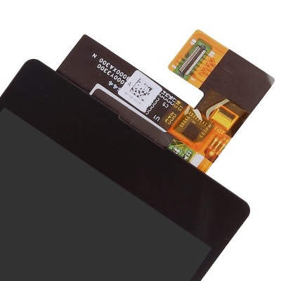 LCD with Touch Screen for Sony Xperia M5 Dual - Gold (complete assembly folder)