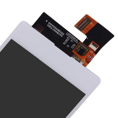 LCD with Touch Screen for Sony Xperia M5 Dual - White (complete assembly folder)