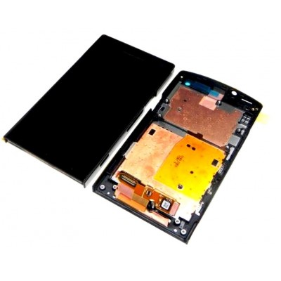 LCD with Touch Screen for Sony Xperia S LT26i - Black (complete assembly folder)