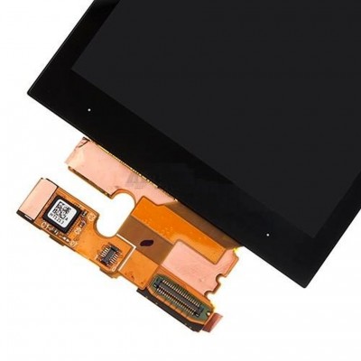 LCD with Touch Screen for Sony Xperia S LT26i - Black (complete assembly folder)