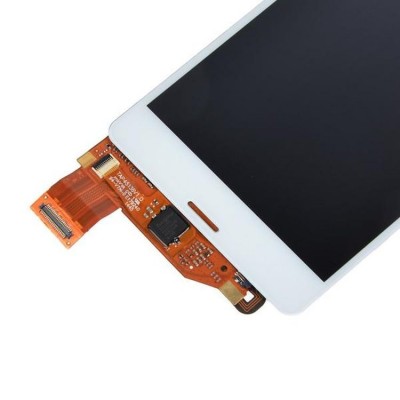 LCD with Touch Screen for Sony Xperia Z3 Compact D5833 - White (complete assembly folder)