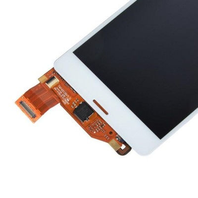 LCD with Touch Screen for Sony Xperia Z3 Compact D5833 - White (complete assembly folder)