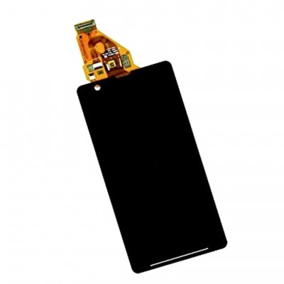 LCD with Touch Screen for Sony Xperia ZR C5502 - White (complete assembly folder)