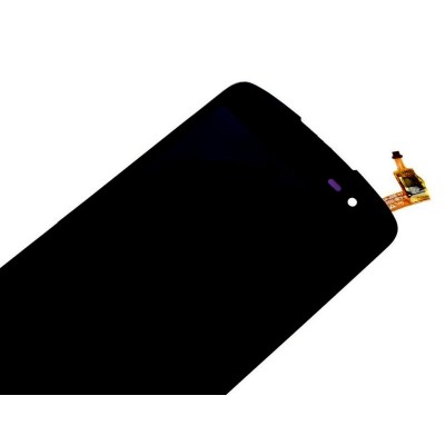 LCD with Touch Screen for XOLO Omega 5.0 - White (complete assembly folder)
