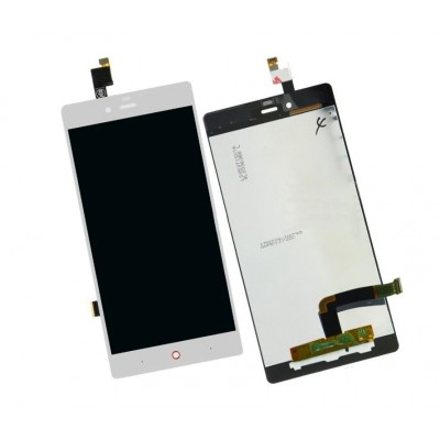 LCD with Touch Screen for ZTE Nubia Z9 Mini - White (complete assembly folder)