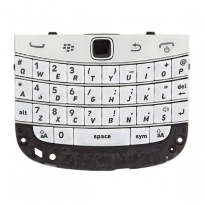 Keypad For Blackberry Bold Touch 9900 With Flex Cable White - Maxbhi Com