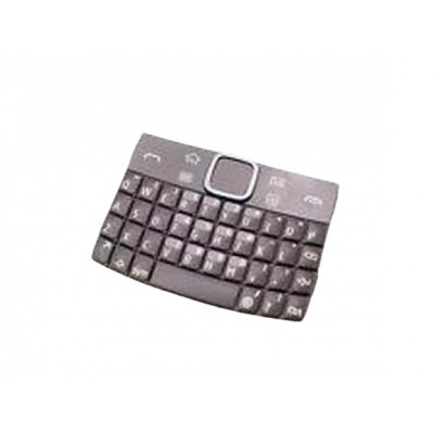 Keypad For Nokia E6 Dark Gray And Black - Maxbhi Com