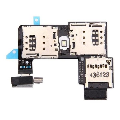 MMC + Sim Connector for Motorola Moto G Dual SIM