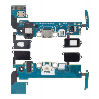 Charging Connector Flex Pcb Board For Samsung Galaxy A5 Sma500g By - Maxbhi Com