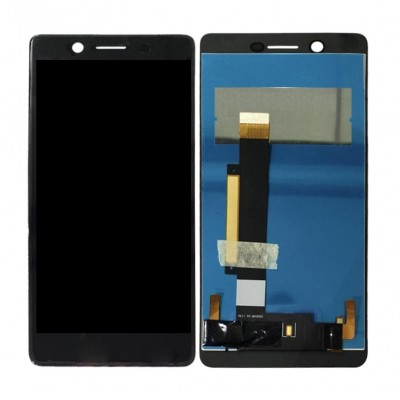 Lcd With Touch Screen For Nokia 7 Black By - Maxbhi Com