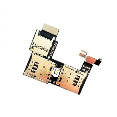 MMC + Sim Connector for Motorola Moto E Dual SIM - 2nd gen