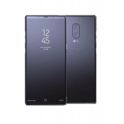 Back Panel Cover For Samsung Galaxy C10 Plus Black - Maxbhi.com