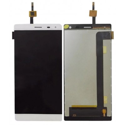 Lcd With Touch Screen For Thl T7 White By - Maxbhi Com