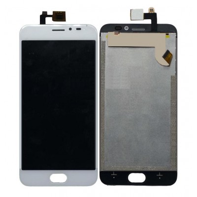 Lcd With Touch Screen For Voto V2i White By - Maxbhi Com