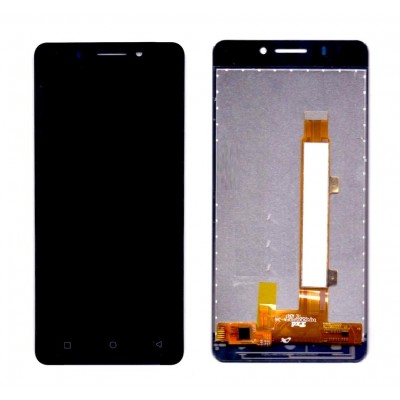 Lcd With Touch Screen For Intex Aqua Supreme Plus White By - Maxbhi Com