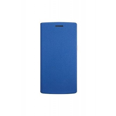 Flip Cover For Intex Aqua Eco 3g Blue By - Maxbhi.com