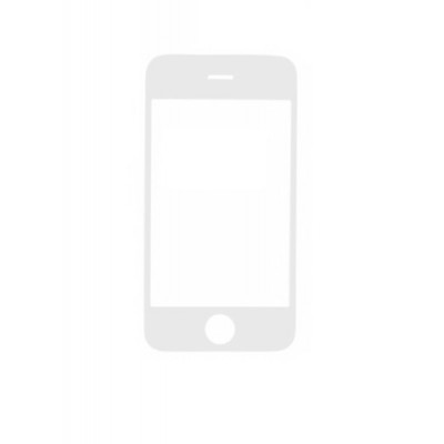Replacement Front Glass For Apple Iphone 3g White By - Maxbhi.com