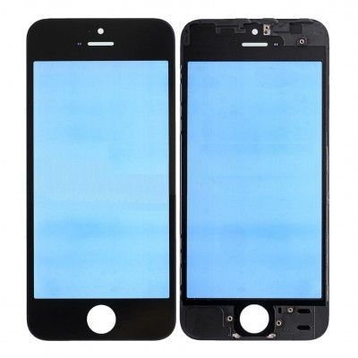Replacement Front Glass For Apple Iphone 5s Grey By - Maxbhi Com