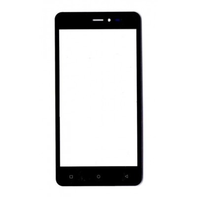 Replacement Front Glass For Gionee P5w Black By - Maxbhi Com