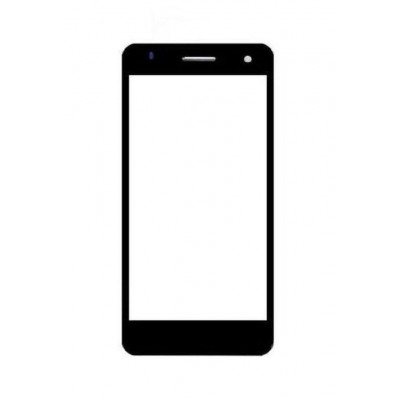 Replacement Front Glass For Lava Iris X5 4g Black By - Maxbhi.com
