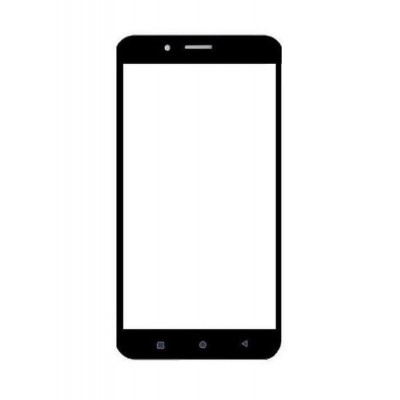 Replacement Front Glass For Micromax Canvas Doodle 4 Q391 Black By - Maxbhi.com