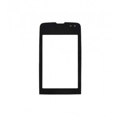 Replacement Front Glass For Nokia Asha 311 Black By - Maxbhi.com