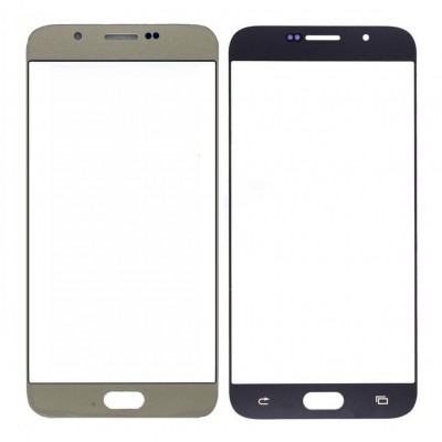 Replacement Front Glass For Samsung Galaxy A8 Gold By - Maxbhi Com