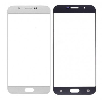 Replacement Front Glass For Samsung Galaxy A8 White By - Maxbhi Com