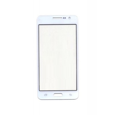 Replacement Front Glass For Samsung Galaxy Grand Prime White By - Maxbhi.com