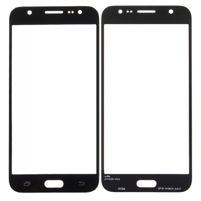 Replacement Front Glass For Samsung Galaxy J7 Black By - Maxbhi Com