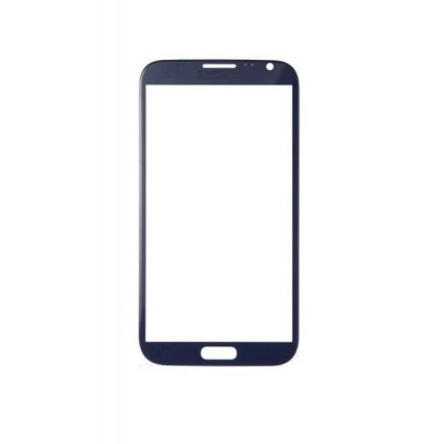 Replacement Front Glass For Samsung Galaxy Note Ii N7100 Blue By - Maxbhi.com