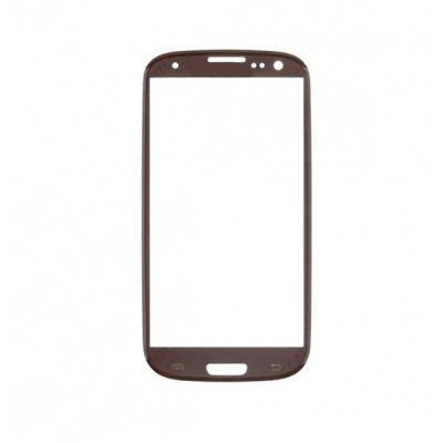Replacement Front Glass For Samsung I9300 Galaxy S Iii Brown By - Maxbhi.com