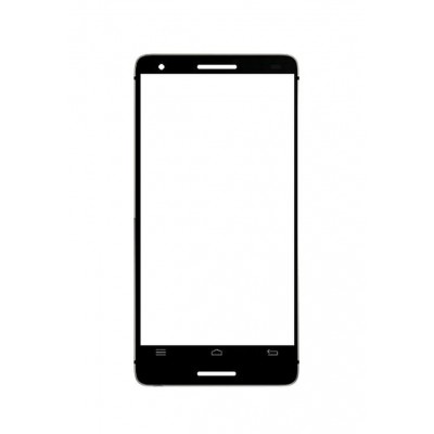 Replacement Front Glass For Infocus M810 Black By - Maxbhi.com
