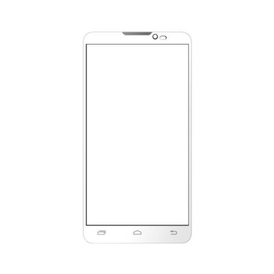 Replacement Front Glass For Micromax A111 Canvas Doodle White By - Maxbhi.com