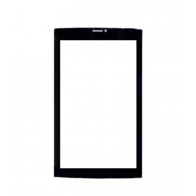 Replacement Front Glass For Micromax Canvas Tab P480 Black By - Maxbhi.com